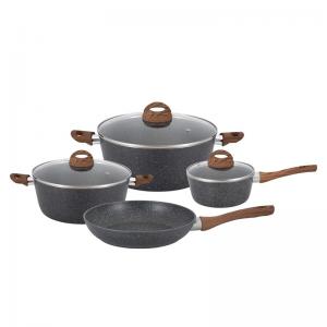 PFOA free aluminum forge cookware